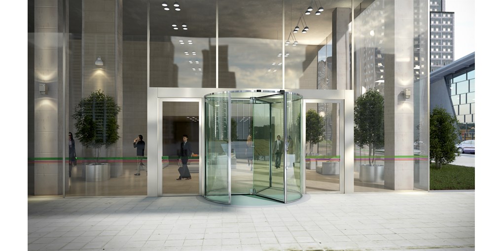 ASSA ABLOY all-glass revolving doors